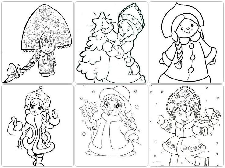 Новогодние картинки для срисовки