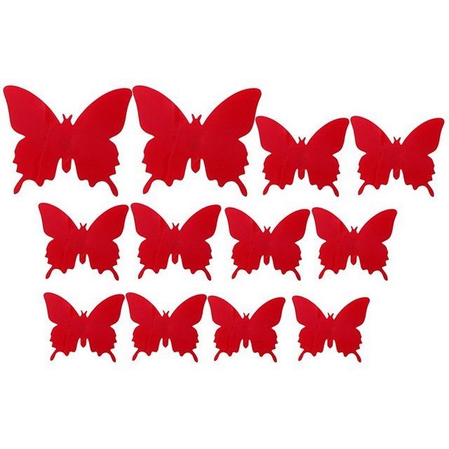 Красная бабочка