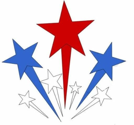 Салют трафарет