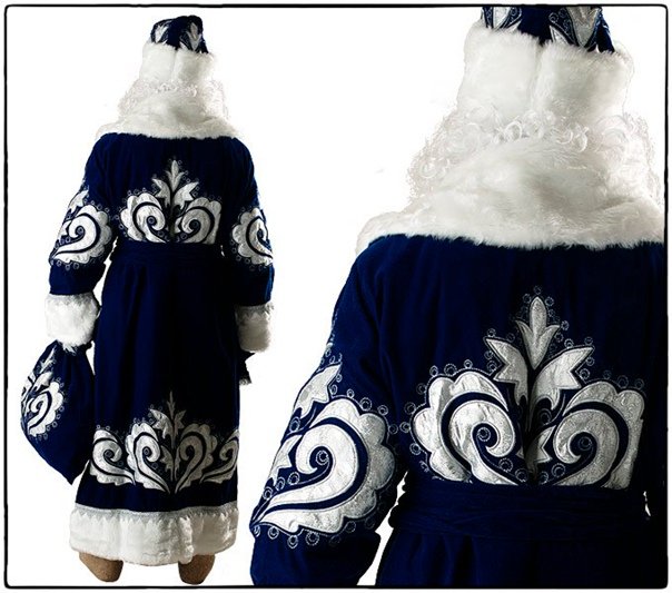 Дед Мороз костюм с узорами