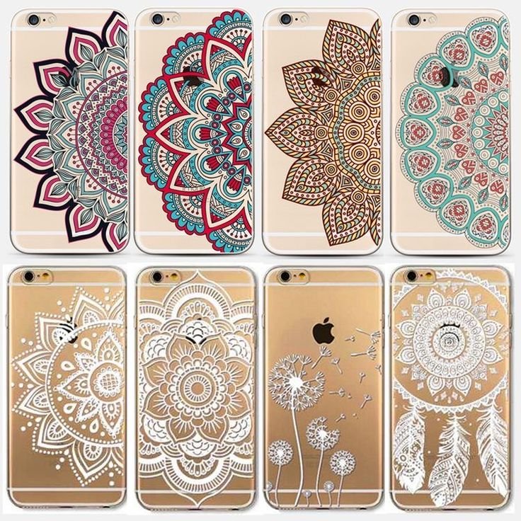 Точечная роспись чехла для телефона