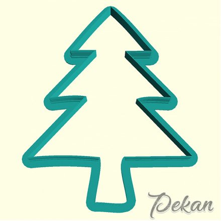 Елка вырубка для пряников