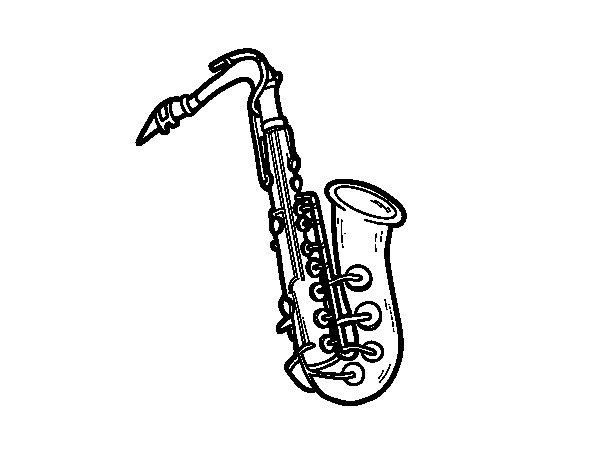 Саксофон контур