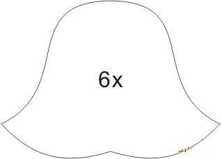 Выкройка колокольчика