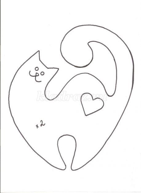 Брошь из фетра выкройка