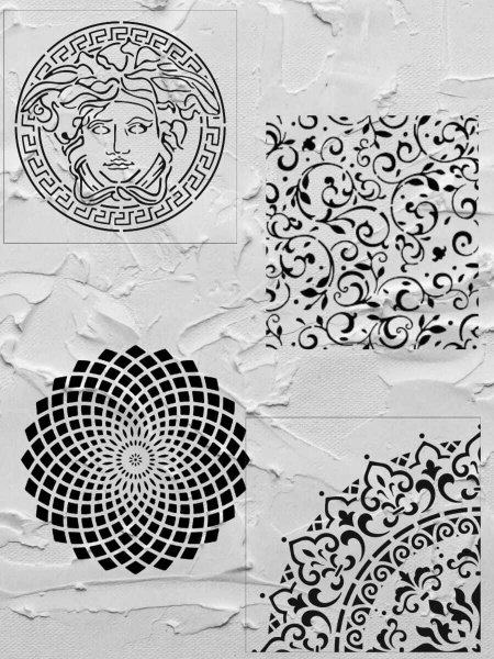 Трафарет Версаче