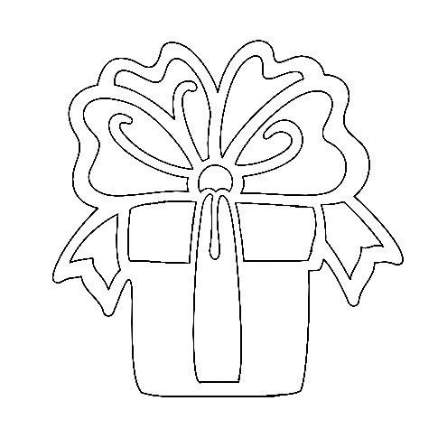 Вытынанка подарок новогодний