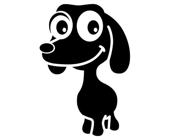 Силуэт собаки