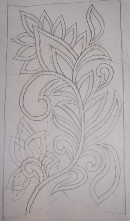 Орнамент для джутовой филиграни