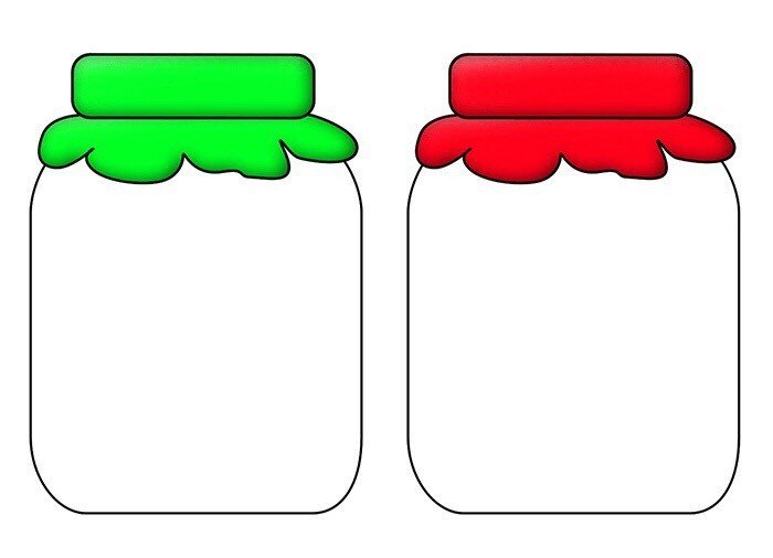 Баночки для аппликации