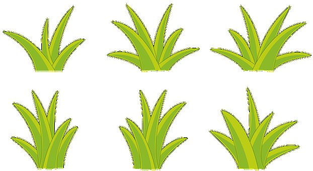 Трава шаблон