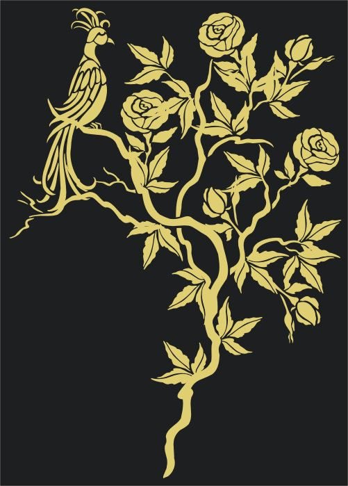 Трафареты в стиле Шинуазри