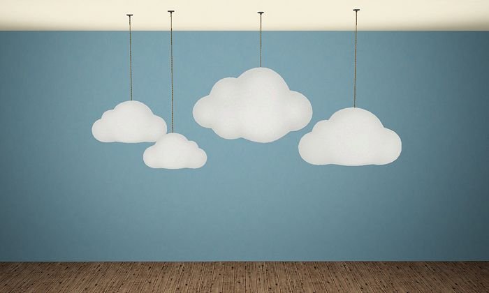 Облачко из картона