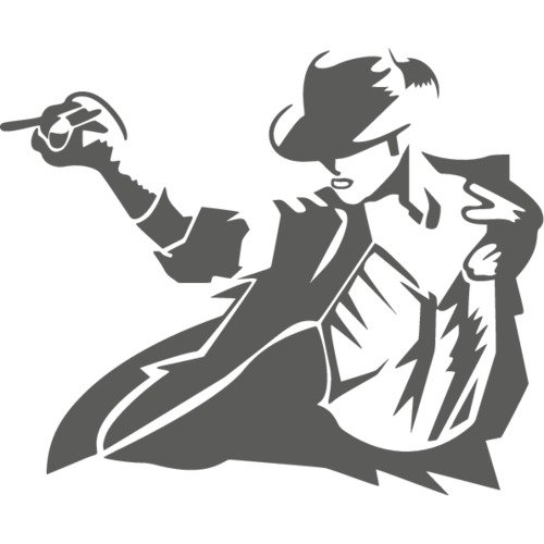Michael Jackson силуэт