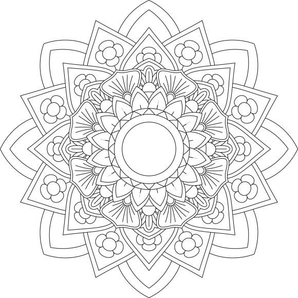 Мандала расслабление