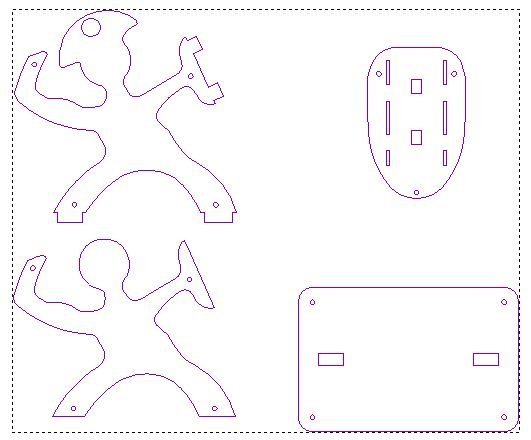 Чертёж подставки для телефона
