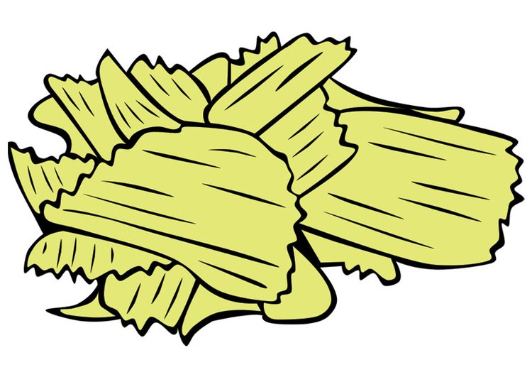 Чипсы мультяшная