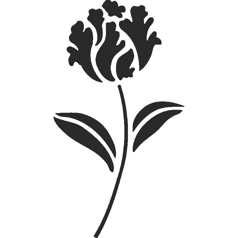 Трафареты на авто цветы