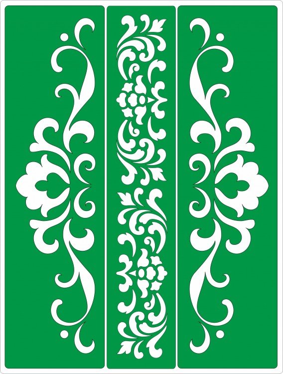 Трафарет узоры