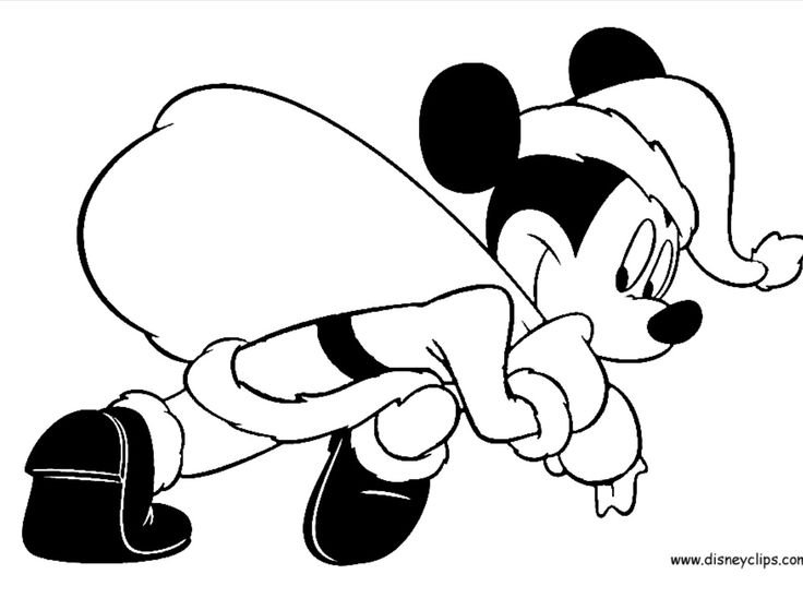 Мини и Микки Маус раскраска