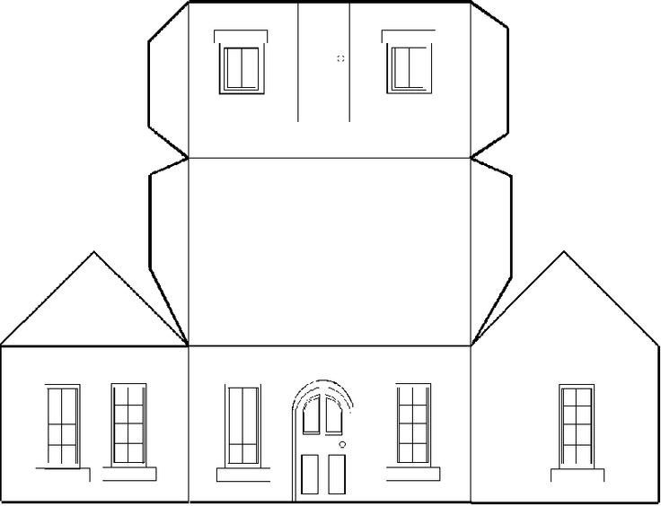 Развертка домика