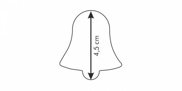 Колокольчик форма для вырезания