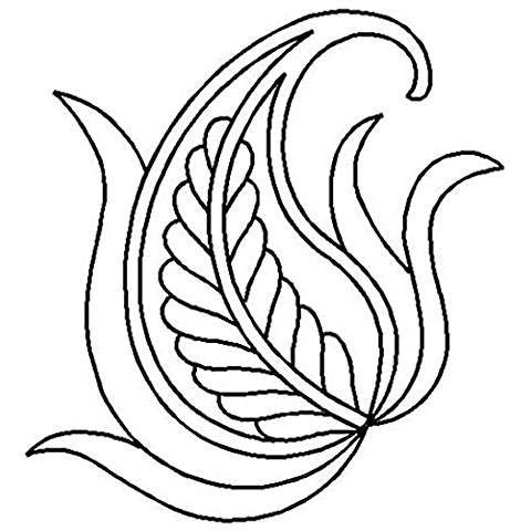 Трафарет для листьев из джута