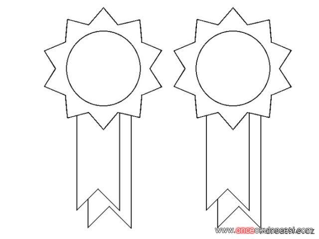 Медаль трафарет