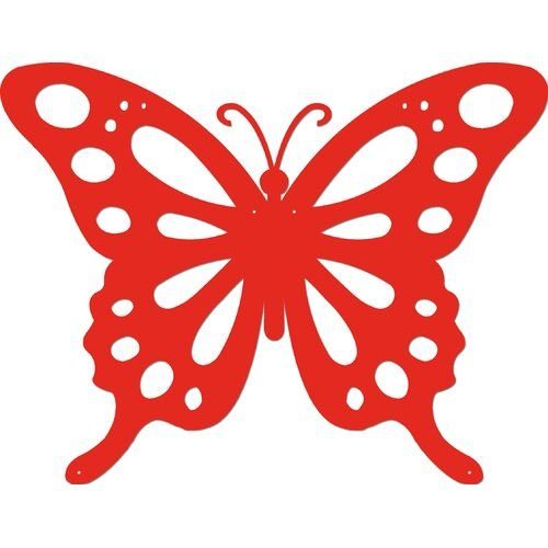 Трафарет бабочки для вырезания