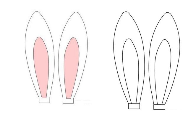 Заячьи уши своими руками из бумаги: схема с фото и видео
