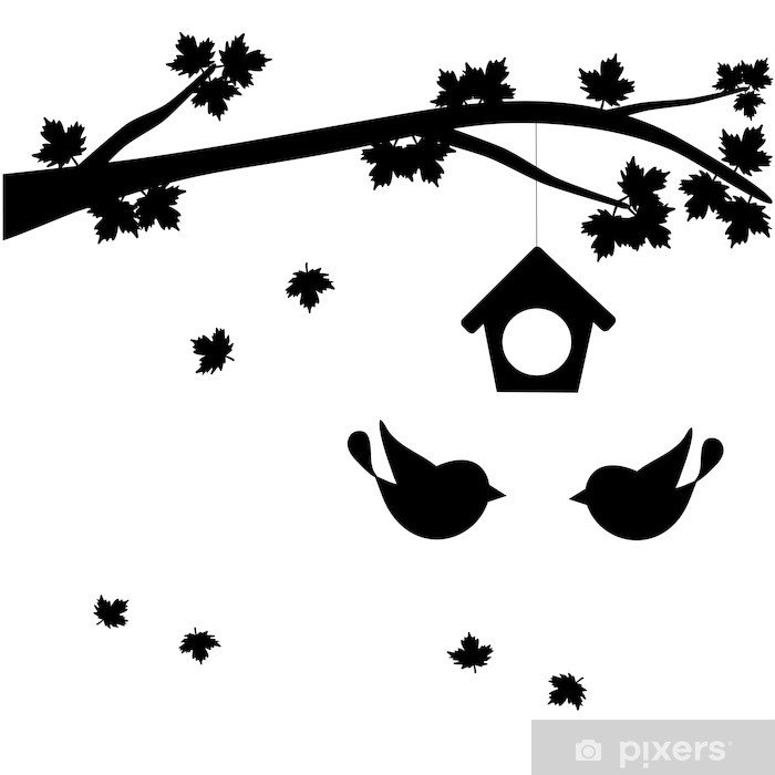 Кормушка силуэт