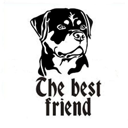 Трафарет ротвейлера