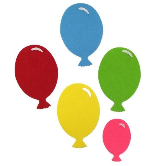 Цветные шары для вырезания