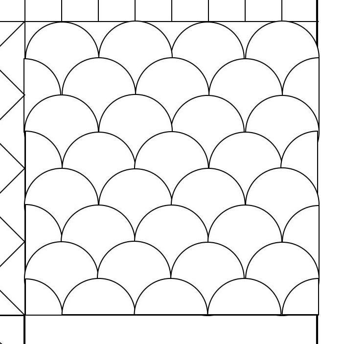 Трафарет для Стежки одеяла