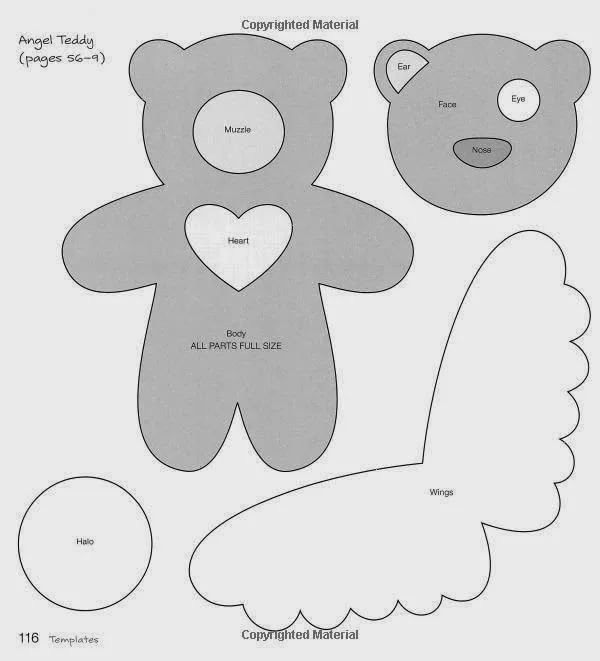 Игрушки из фетра выкройки