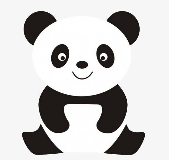 Пандочка раскраска для детей