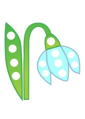 Пластилиновые заплатки Подснежник