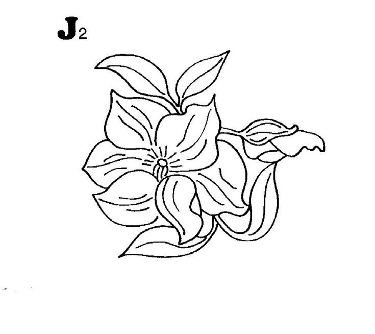 Рисунок цветов витраж