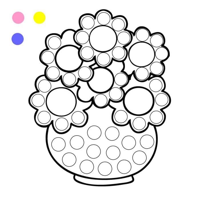 Рисование ватными палочками трафареты