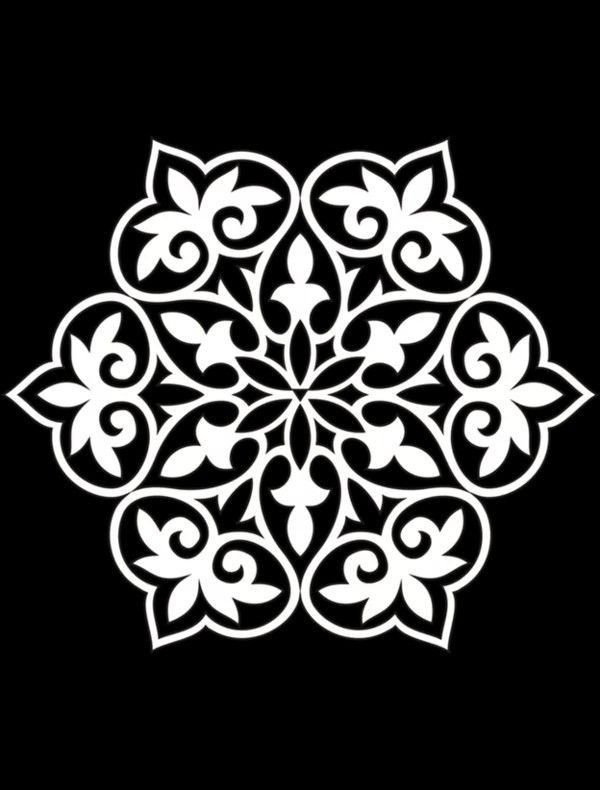 Трафарет узоры