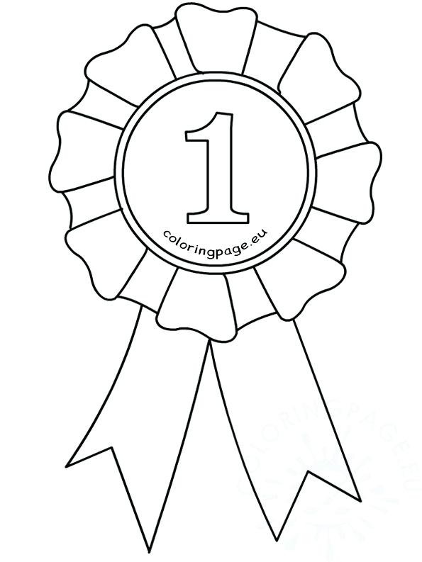 Медали для раскрашивания детям
