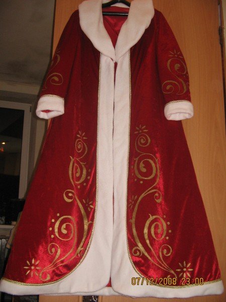 Орнамент на шубу Деда Мороза