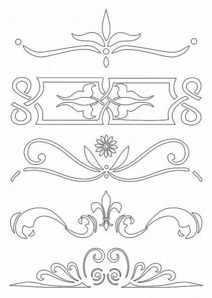 Орнамент для росписи мебели