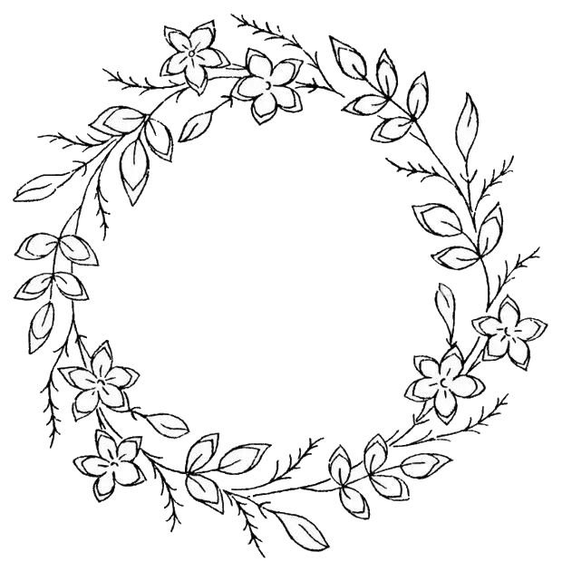 Круглый узор