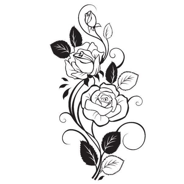 Трафарет "цветы"