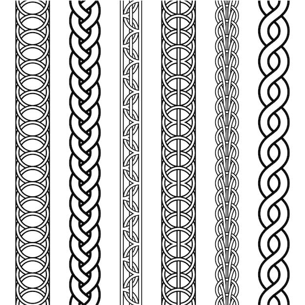 Орнамент косичка