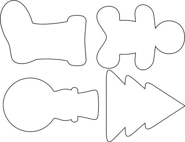 Имбирные пряники трафареты новогодние