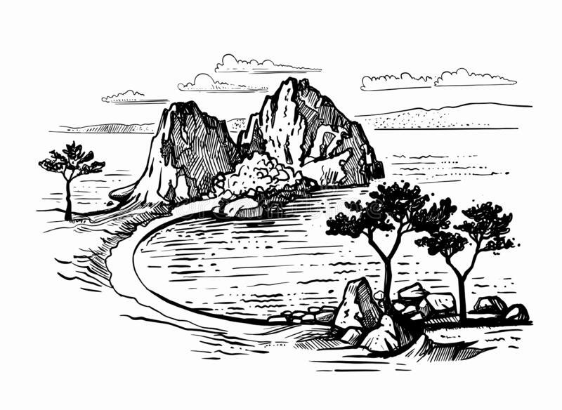 Природа Байкала рисунок