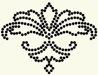 Точечный трафарет для страз