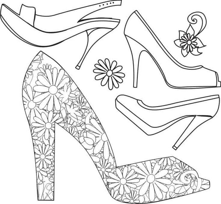 Туфли распечатка